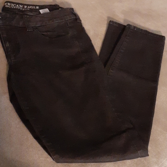 American Eagle Outfitters Denim - American Eagle 10 black stretchy jegging jeans